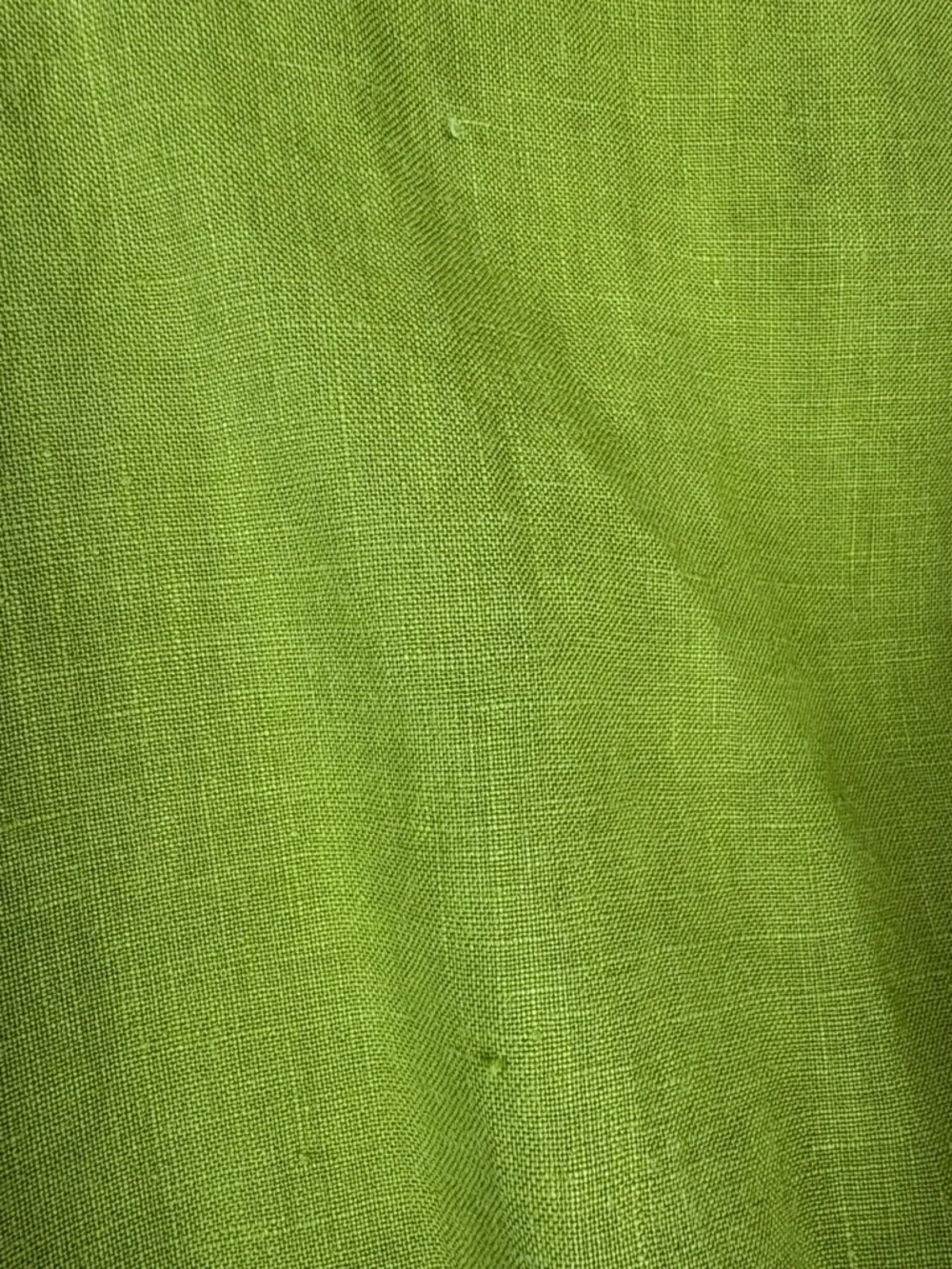 Bryn Walker Oversized 100% Linen Lime Green Tunic Top Lagenlook Size 3X - Picture 6 of 14